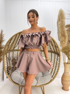 Spódnico-spodenki Paloma Mielczarkowski Polski produkt - mokka