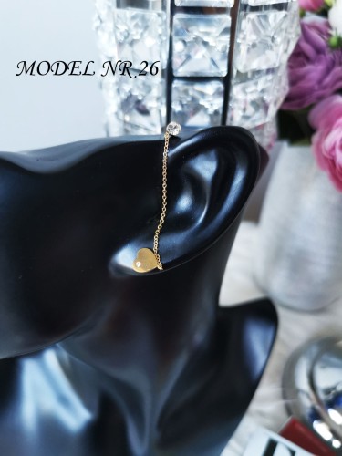 KOLCZYKI  PODWÓJNE MODEL NR 26
