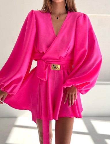 Komplet Vasari Bahama bluzka + spódnico-spodenki - fuksja